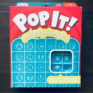 Chuckle & Roar Pop It! Fidget and Sensory Game - Letters & Numbers